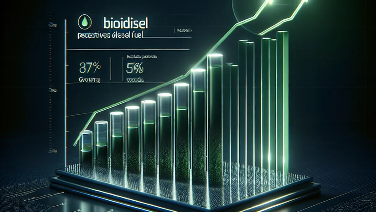 Ilustração: Brasil Dá Início a Testes de Mistura de Biodiesel de 20% no Diesel em Maio